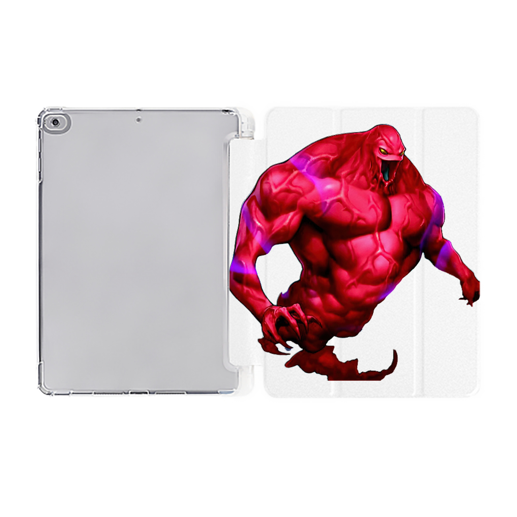 （画像用） 遊☆戯☆王 Yu-Gi-Oh! IPad ケース ペン収納付き 三つ折りスタンド PUレザー×シリコン 対応機種9.5/10.5/10.9インチ